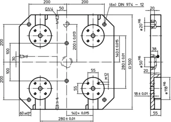                                             Base Plates for 4 connecting elements
 IM0000721 Zeichnung
