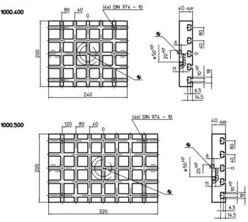                                 Base Plates
 IM0001024 Zeichnung
