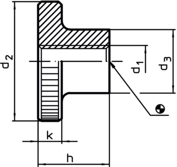                                             High Knurled Nuts DIN 466
 IM0001794 Zeichnung
