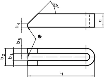                                             Clamps DIN 6315 B forked
 IM0002516 Zeichnung
