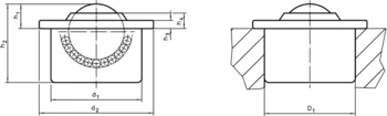                                             Ball Casters with sheet steel housing
 IM0002559 Zeichnung
