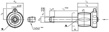                                             Ball Lock Pins self-locking, with adjustable handle
 IM0003435 Zeichnung
