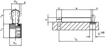                                 Accessories for: 2B150. Lateral Plungers smooth, with seal - INCH
 IM0003462 Zeichnung
