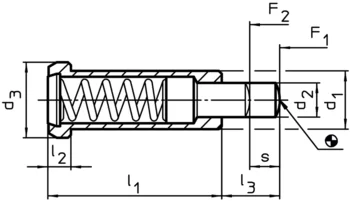                                             Spring Plunger smooth version
 IM0003502 Zeichnung
