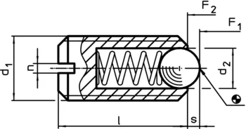                                             Spring Plunger plastic
 IM0003508 Zeichnung
