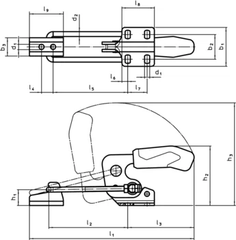                                 Accessories for: 23330. Toggle Clamps Hook Type with horizontal base
 IM0009051 Zeichnung
