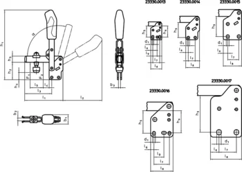                                             Clamping screw (spare part of toggle clamp) Clamping Screw
 IM0009328 Zeichnung
