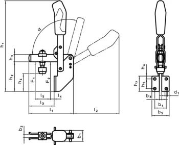                                             Clamping screw (spare part of toggle clamp) Clamping Screw
 IM0009330 Zeichnung
