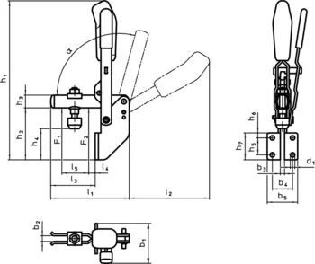                                             Clamping screw (spare part of toggle clamp) Clamping Screw
 IM0009345 Zeichnung
