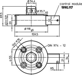                                             Connecting Elements modular, pneumatically operated
 IM0000650 Zeichnung en
