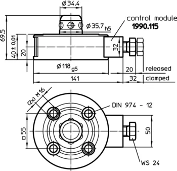                                             Connecting Elements modular, mechanically operated
 IM0000672 Zeichnung en
