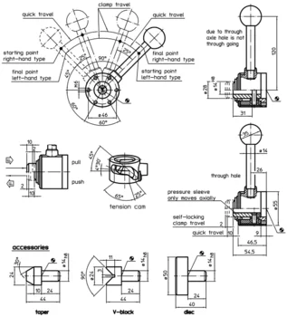                                 Accessories for: 23260. Clamping Devices Actima 
 IM0001745 Zeichnung en
