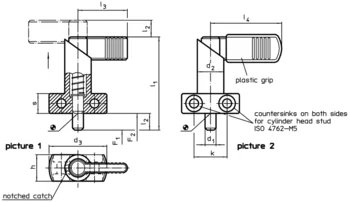                                             Index Bolts with mounting flange
 IM0003017 Zeichnung en
