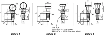                                 Accessories for: 22120. Index Plungers simple finish
 IM0003065 Zeichnung en
