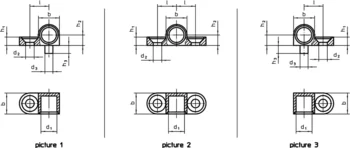                                             Holders for spring plungers
 IM0009579 Zeichnung en
