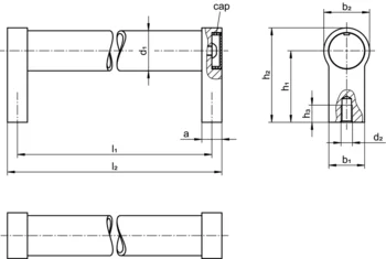                                             Tubular Handles straight
 IM0017522 Zeichnung en
